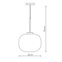 Light Prestige Lampa wisząca Jukon biała 1xE27