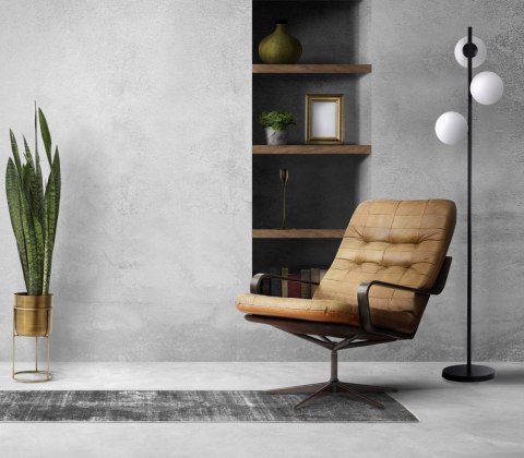 Light Prestige Lampa podłogowa Dorado czarna 3xE14