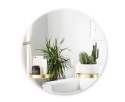 UMBRA lustro ścienne PERCH 60 cm mosiężne