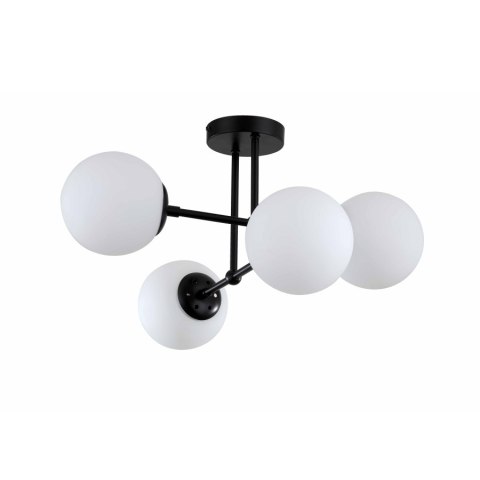 Light Prestige Lampa wisząca Roma 4 czarna 4xE14