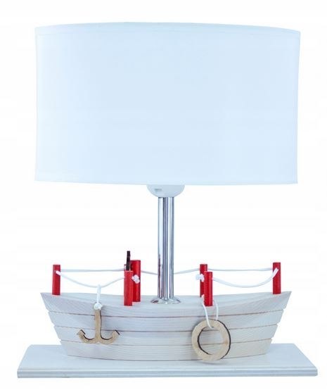 Lampa stołowa Statek bielony Hellux