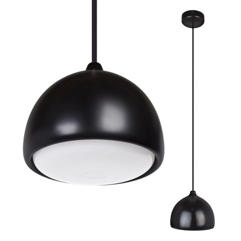 Lampa wisząca czarna ACORN I Hellux