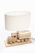 Lampa stołowa Ciężarówka - Skarbonka - biała Hellux