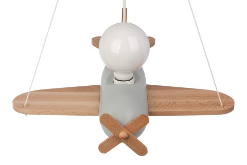 Lampa wisząca Clipper naturalno-szary Hellux