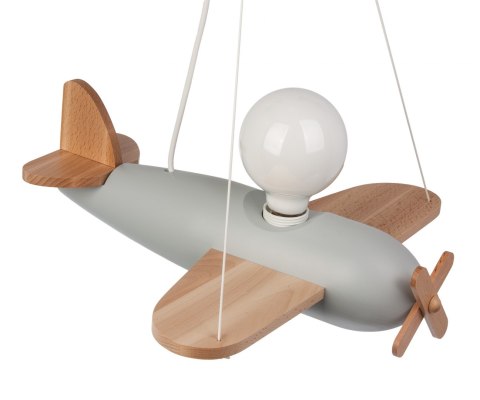 Lampa wisząca Clipper naturalno-szary Hellux