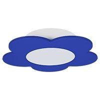 Lampa sufitowa plafon Fiore LED granatowy Hellux