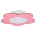 Lampa sufitowa plafon Fiore LED róż Hellux