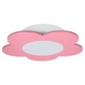 Lampa sufitowa plafon Fiore LED róż Hellux