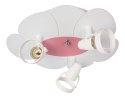 Lampa sufitowa plafon Płatek biało-różowy Hellux