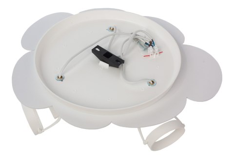 Lampa sufitowa plafon Płatek biało-różowy Hellux