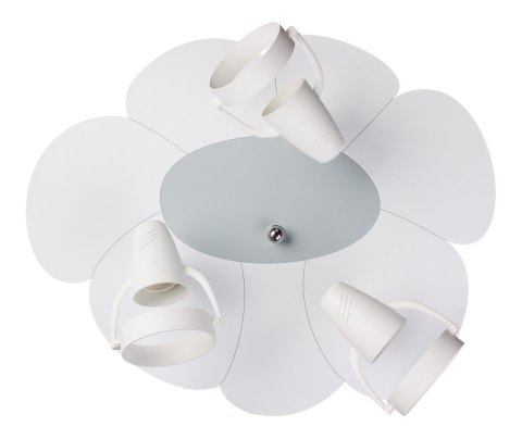Lampa sufitowa plafon Płatek biało-szary Hellux