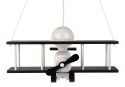 Lampa wisząca Samolot duży czarno-biały Hellux