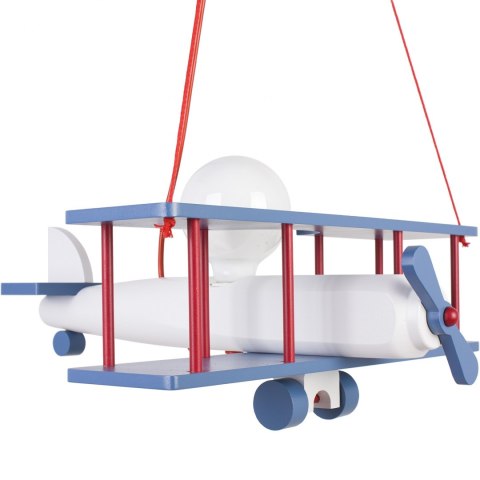 Lampa wisząca Samolot duży niebiesko-biało-czerwony Hellux