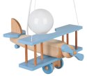 Lampa wisząca Samolot mały błękitno-naturalny Hellux