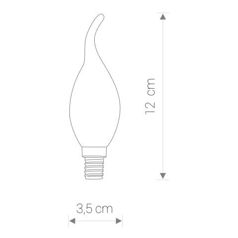 BULB VINTAGE LED E14, 4W