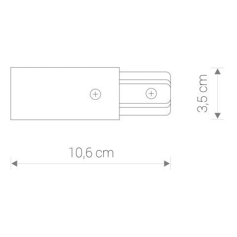 PROFILE POWER END CAP