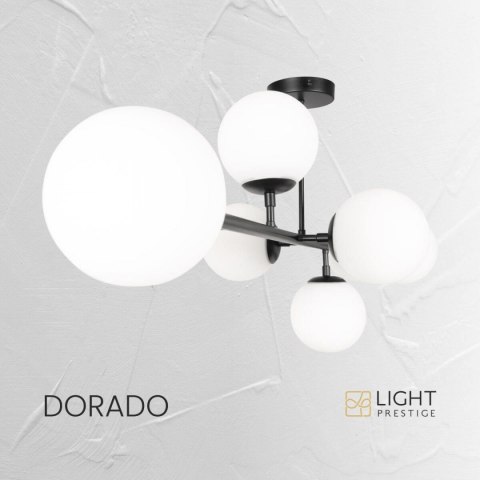 Light Prestige Lampa stołowa Dorado czarna 2xG9