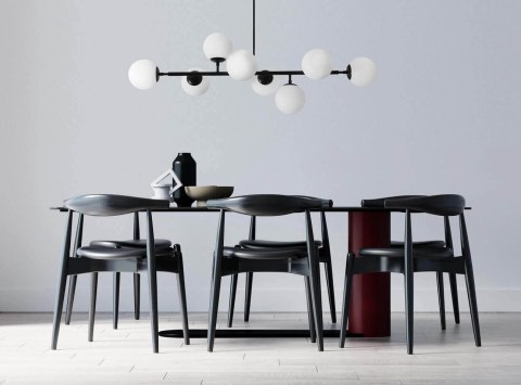 Light Prestige Lampa stołowa Dorado czarna 2xG9