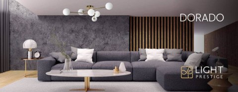 Light Prestige Lampa stołowa Dorado czarna 2xG9