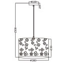 Light Prestige Lampa wisząca dziecięca Flowers biała 1xE27