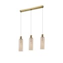 Light Prestige Lampa wisząca Piega 3 amber 3xE14