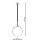 Light Prestige Lampa wisząca Palla chrom 1xE14