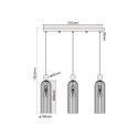 Light Prestige Lampa wisząca Piega 3 amber 3xE14