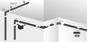 Light Prestige Reflektor do oświetlenia szynowego Magnetic Bilbao czarny LED 3000K