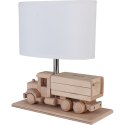 Lampa stołowa Ciężarówka - Skarbonka - biała Hellux