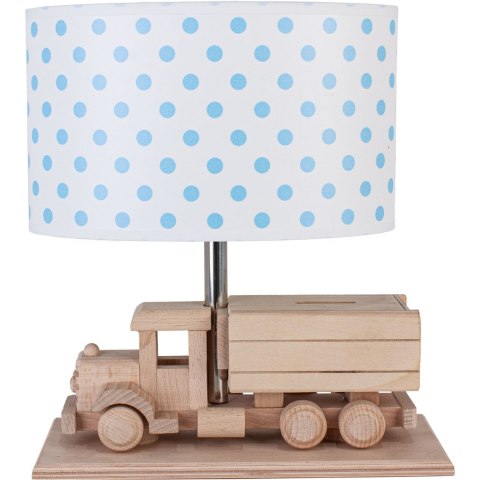 Lampa stołowa Ciężarówka - Skarbonka - kropki Hellux