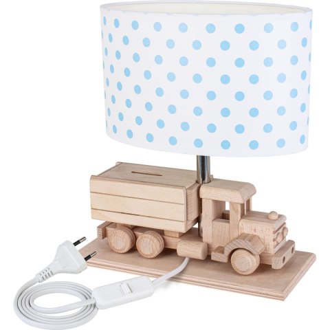 Lampa stołowa Ciężarówka - Skarbonka - kropki Hellux