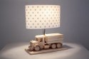 Lampa stołowa Ciężarówka - Skarbonka - kropki Hellux