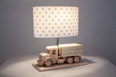 Lampa stołowa Ciężarówka - Skarbonka - kropki Hellux