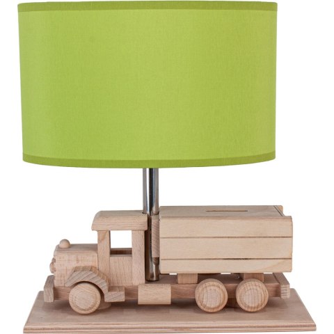 Lampa stołowa Ciężarówka - Skarbonka - zielona Hellux