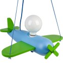 Lampa wisząca Clipper zielono-błękitny Hellux