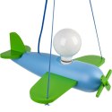 Lampa wisząca Clipper zielono-błękitny Hellux