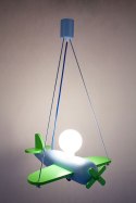 Lampa wisząca Clipper zielono-błękitny Hellux