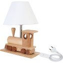 Lampa stołowa Lokomotywa drewniana Hellux