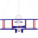 Lampa wisząca Samolot duży granatowo-biało-czerwony Hellux