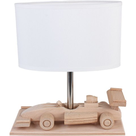 Lampa stołowa Wyścigówka biała Hellux
