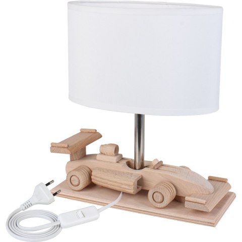 Lampa stołowa Wyścigówka biała Hellux