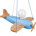 Lampa wisząca Clipper naturalno-błękitny Hellux