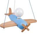 Lampa wisząca Clipper naturalno-błękitny Hellux