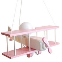 Lampa wisząca Samolot duży różowo-biały Hellux