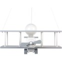 Lampa wisząca Samolot duży szaro-biały Hellux