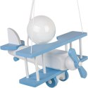 Lampa wisząca Samolot mały błękitno-biały Hellux