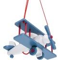 Lampa wisząca Samolot mały niebiesko-biało-czerwony Hellux