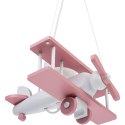 Lampa wisząca Samolot mały różowo-biały Hellux