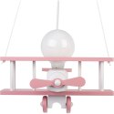 Lampa wisząca Samolot mały różowo-biały Hellux