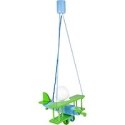 Lampa wisząca Samolot mały zielono-błękitny Hellux